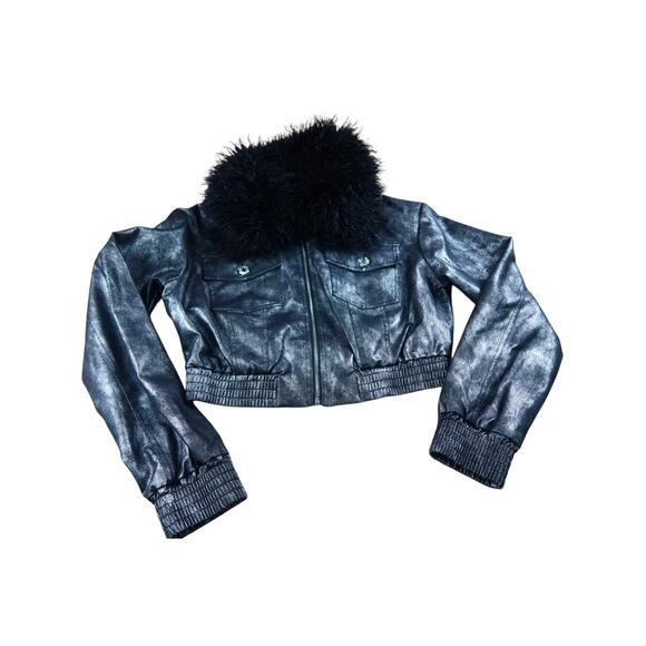 Celebrity Fashion Hera Collection Cropped Jacket Women's M - Picture 1 of 9
